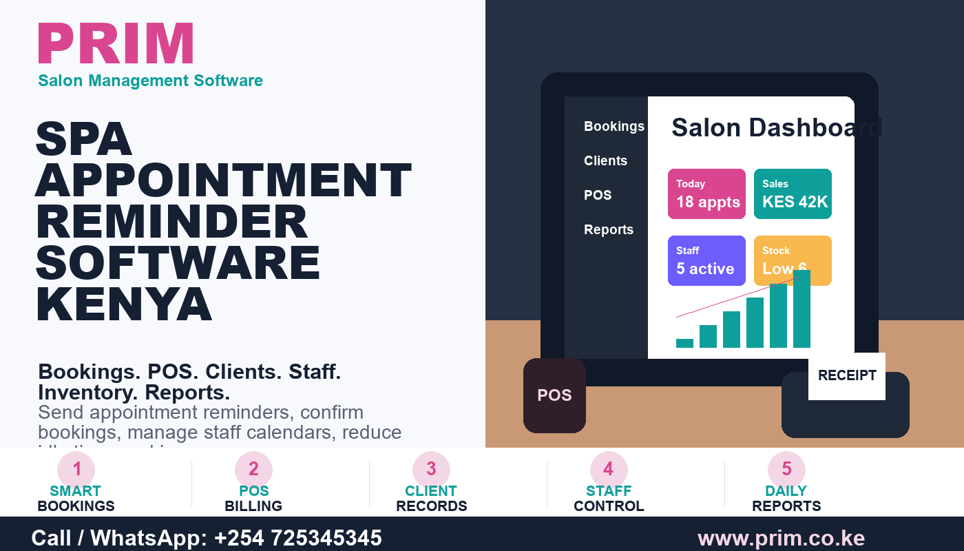 Spa Appointment Reminder Software Kenya: 7 Powerful Ways to Reduce No-Shows