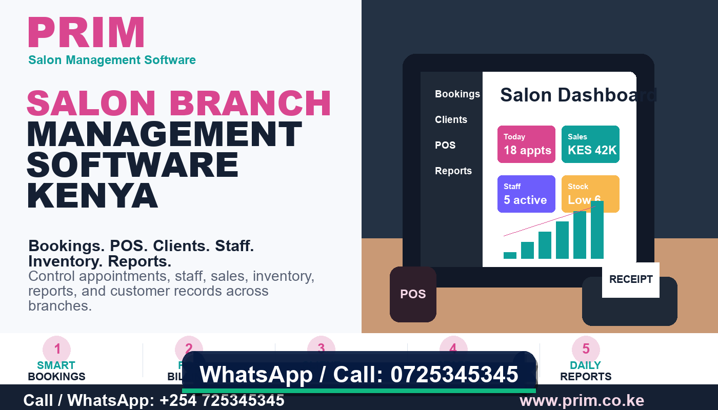 Salon Branch Management Software Kenya: 10 Powerful Tools for Multi-Branch Teams