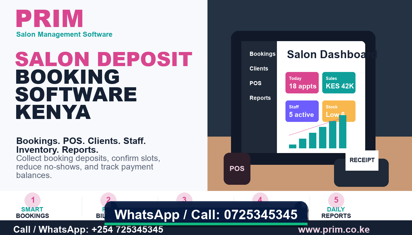 Salon Deposit Booking Software Kenya: 9 Powerful Ways to Secure Appointments