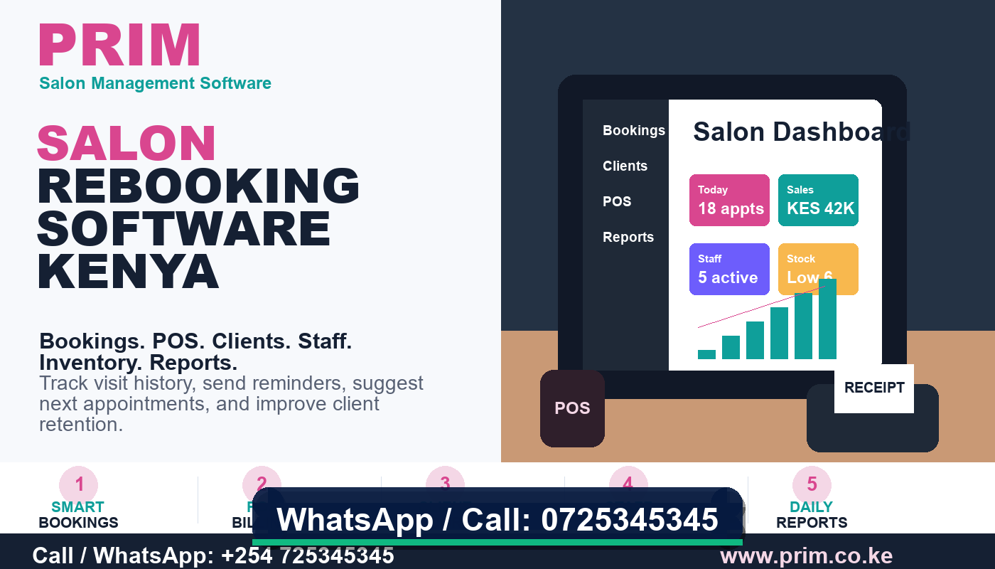 Salon Rebooking Software Kenya: 10 Powerful Ways to Increase Repeat Visits