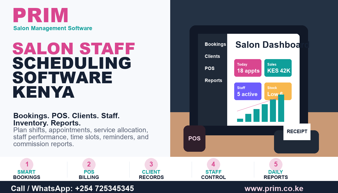 Salon Staff Scheduling Software Kenya: 9 Powerful Ways to Manage Teams