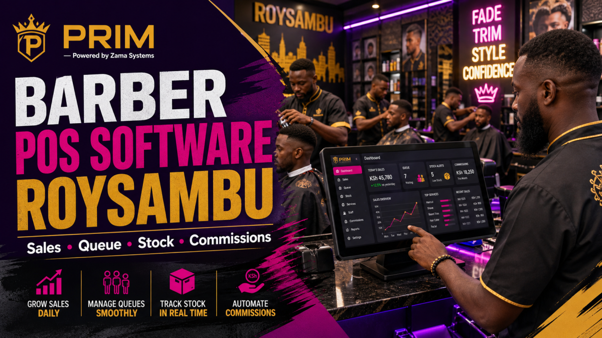 Barber POS Software Roysambu
