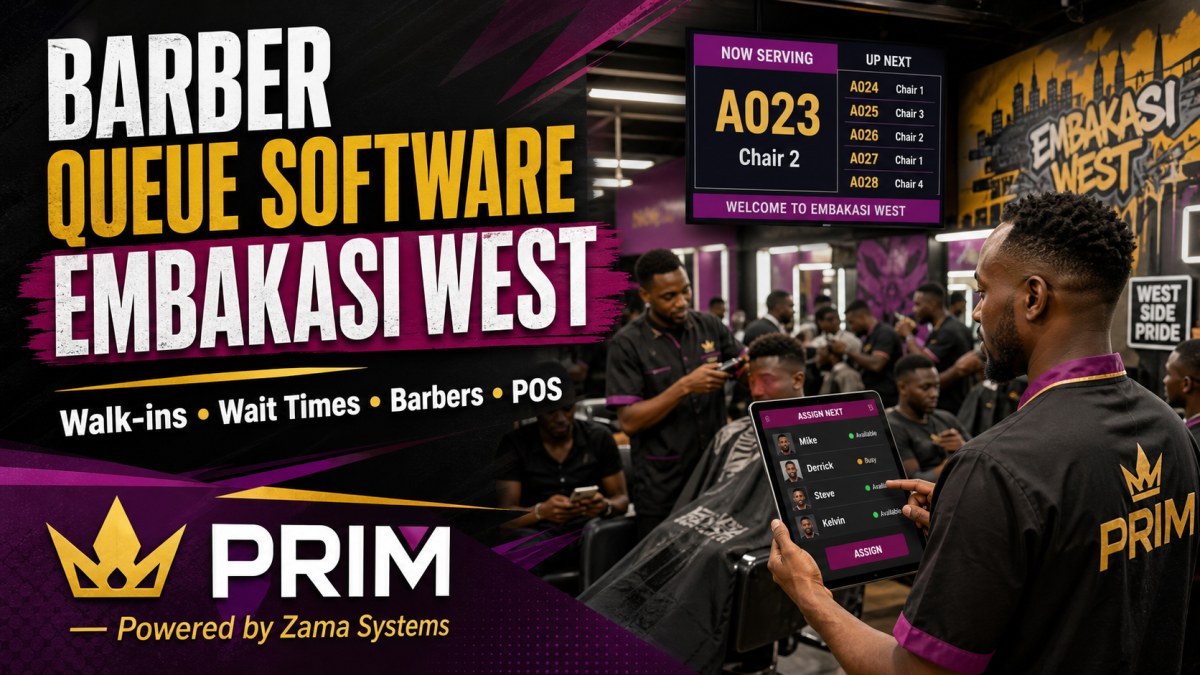 Barber Queue Software Embakasi West