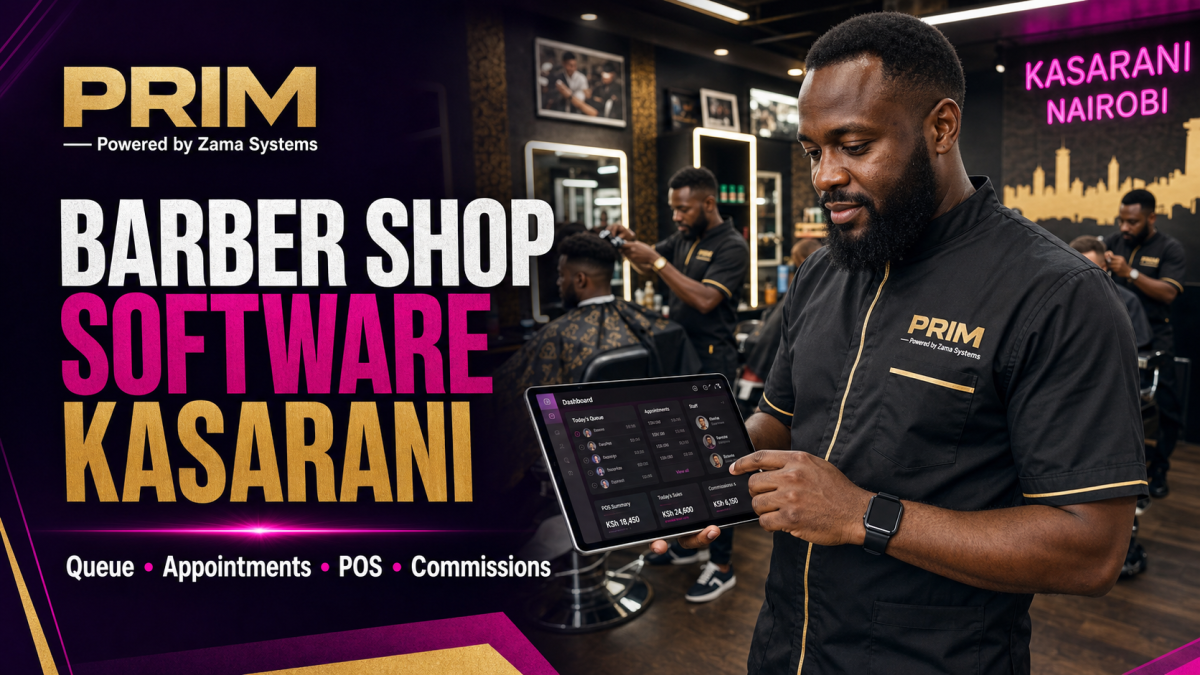 Barber Shop Software Kasarani: Queue, Appointments, POS and Commissions