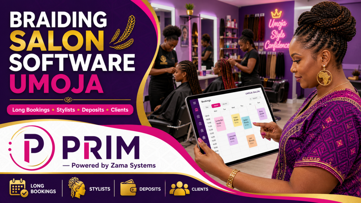 Braiding Salon Software Umoja