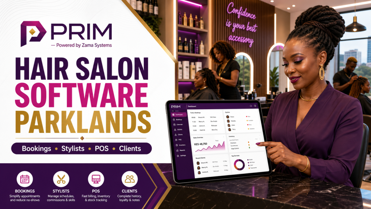 Hair Salon Software Parklands: bookings, stylists, POS and client history