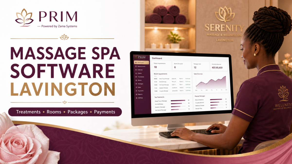 Massage Spa Software Lavington