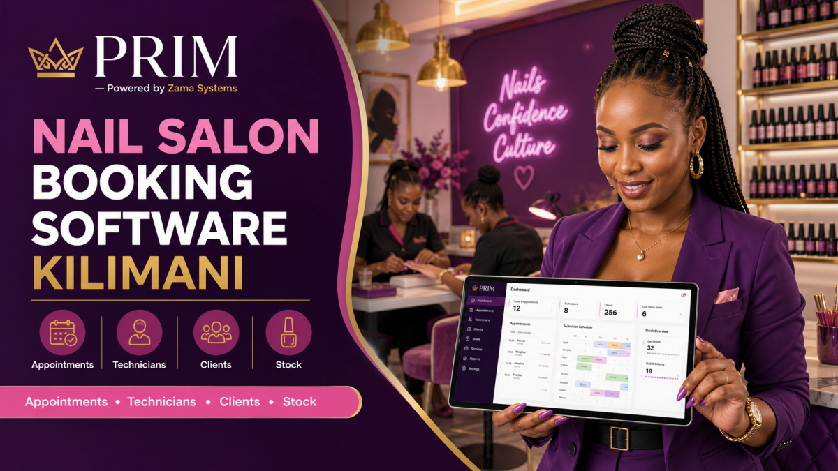 Nail Salon Booking Software Kilimani