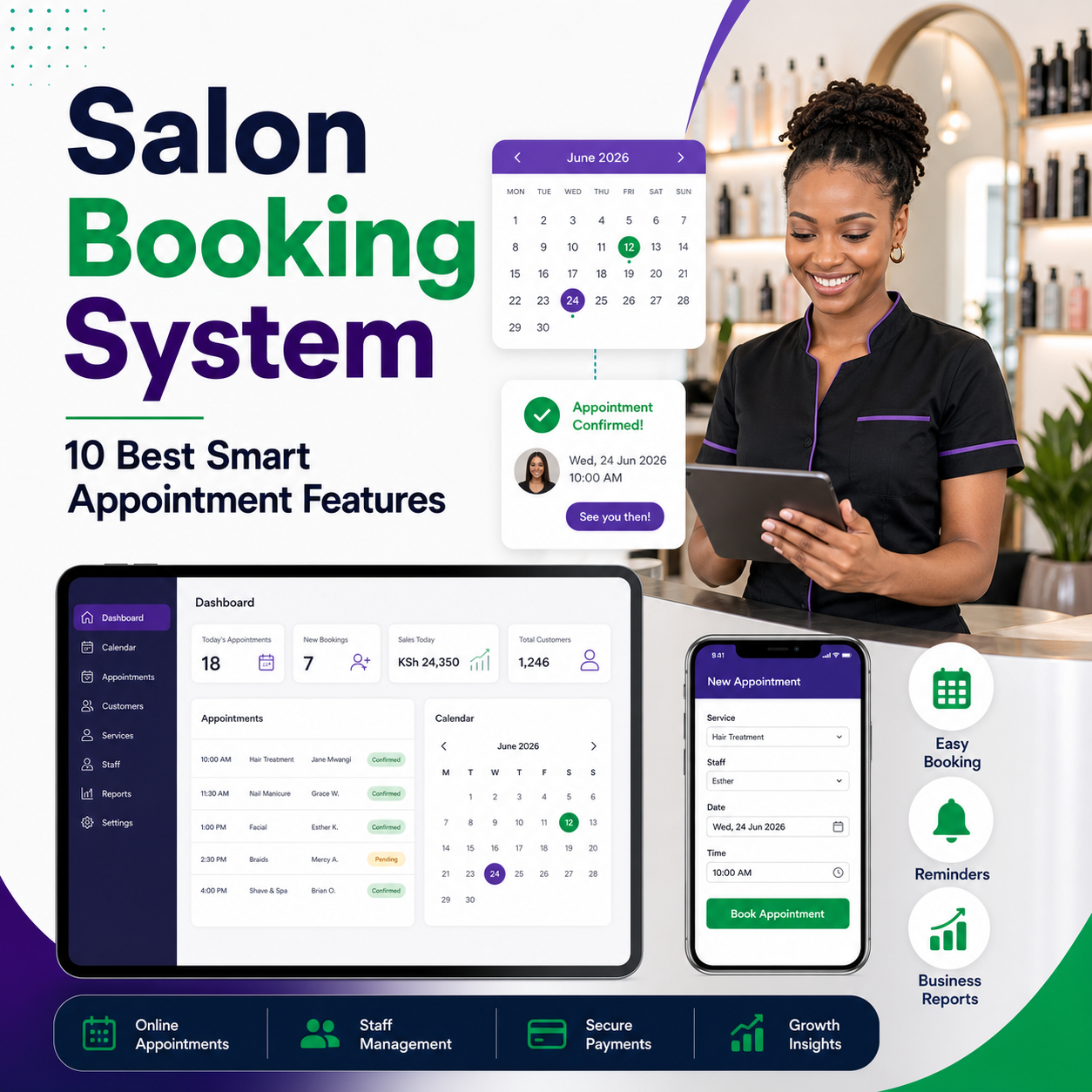 online booking salons Kenya