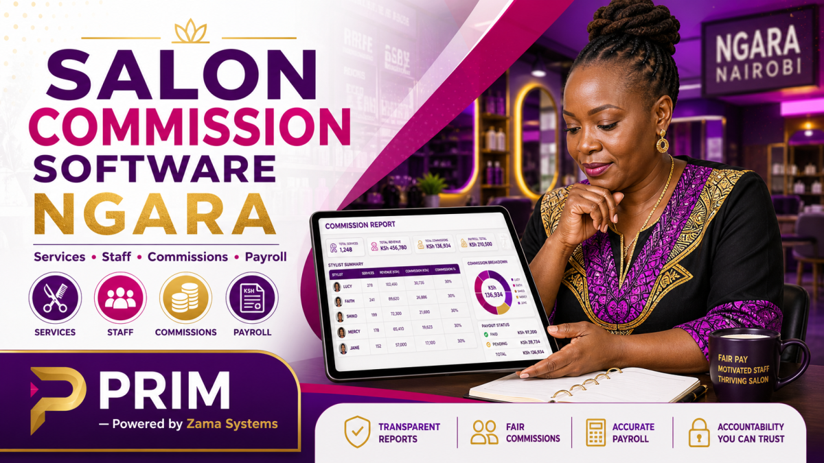 Salon Commission Software Ngara