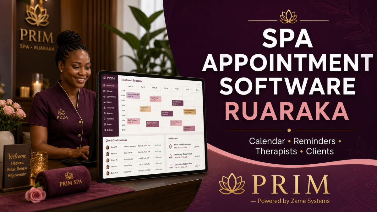 Spa Appointment Software Ruaraka