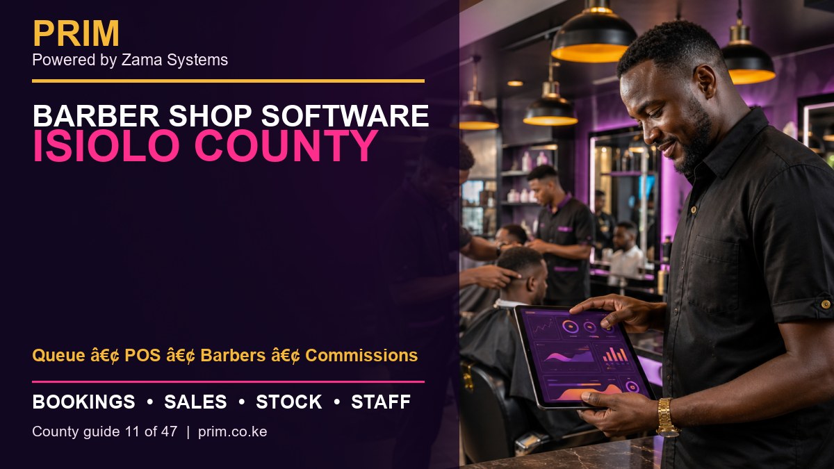 Barber Shop Software Isiolo County