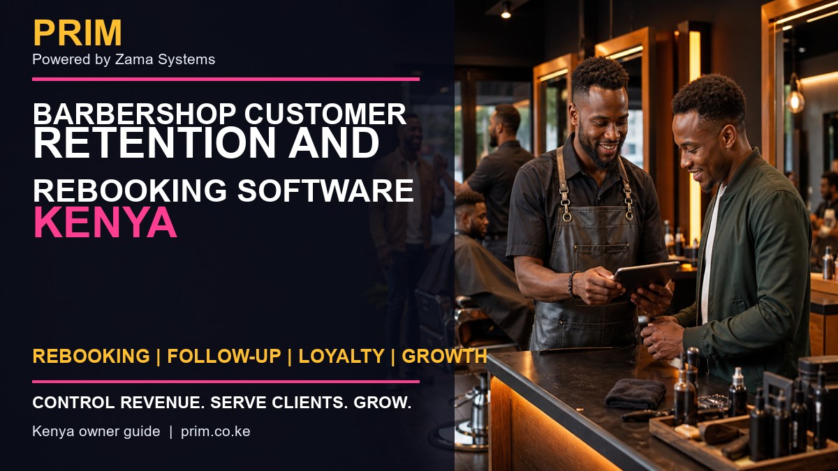 Barbershop Customer Retention and Rebooking Software Kenya