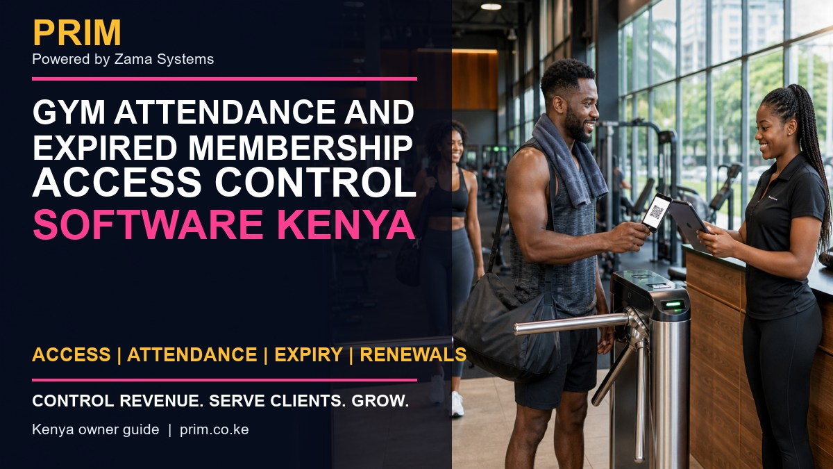 Gym Attendance and Expired Membership Access Control Software Kenya