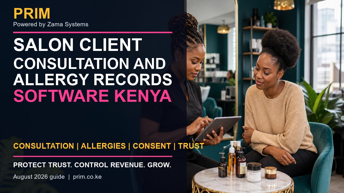 Salon Client Consultation and Allergy Records Software Kenya