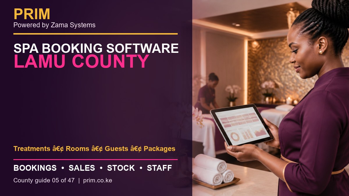 Spa Booking Software Lamu County