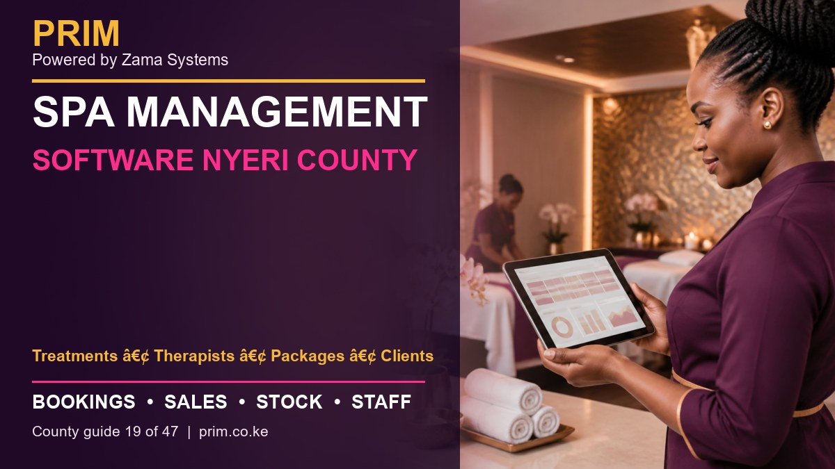 Spa Management Software Nyeri County